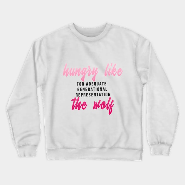 Generational Representation Crewneck Sweatshirt by MemeQueen